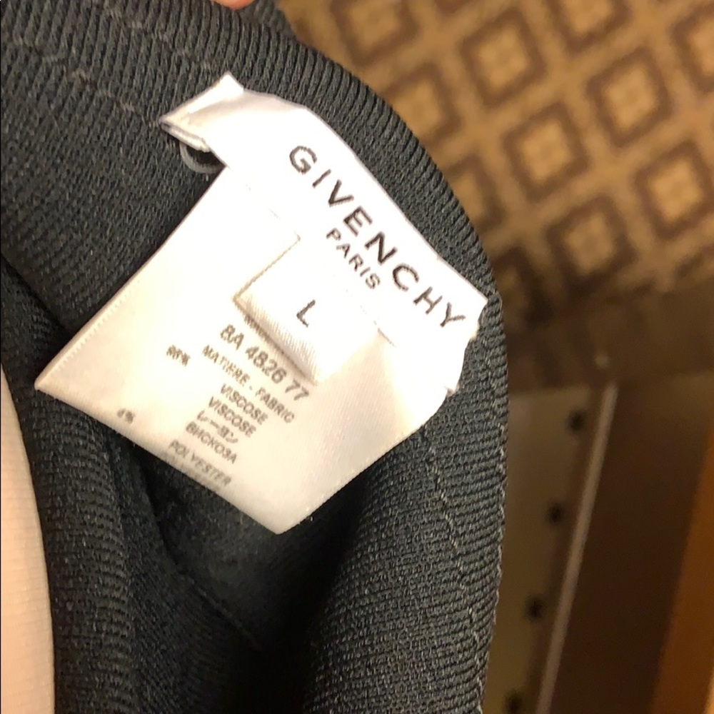 Givenchy Black Fitted Side Zip Pattern Midi Skirt - image 8